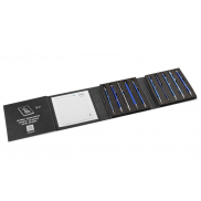 Wzornik długopis niebieski czarny