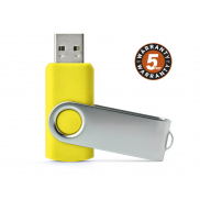 Pamięć USB TWISTER 8 GB żółty