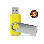 Pamięć USB TWISTER 16 GB żółty