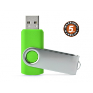 Pamięć USB TWISTER 16 GB zielony jasny