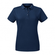 Damskie Polo Pure Organic - french navy