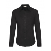 Bluzka Oxford z długimi rękawami - black
