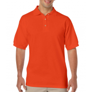 Męskie gładkie polo DryBlend Jersey - orange