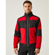Kurtka Softshell E-Volve 2-warstwowa - classic red/black