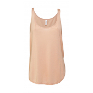 Damski Tank Top Flowy Side Slit