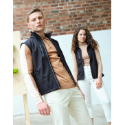 Bezrękawnik softshellowy Honestly Made Recycled - black