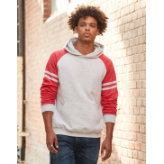 Bluza z kapturem NuBlend Varsity Colour-Block - oatmeal heather / black ink