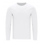 Koszulka z długim rękawem - biały - XXXL