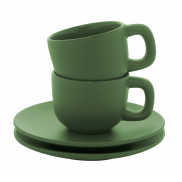 Zestaw filiżanek do espresso - zielony