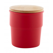 Kubek ceramiczny - czerwony