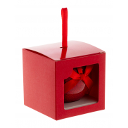 Ozdoba choinkowa / bombka - czerwony