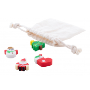 Zestaw świątecznych gumek do ścierania / gumka