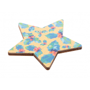 Personalizowany magnes na lodówkę z motywem świątecznym - naturalny