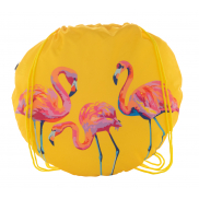 Personalizowana torba ze ściągaczem - żółty