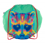 Personalizowana torba ze ściągaczem - czerwony