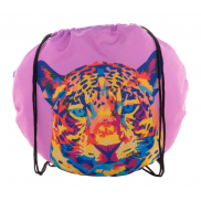 Personalizowana torba ze ściągaczem - czarny