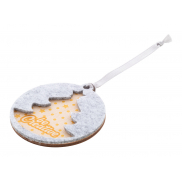 Ozdoba choinkowa - szary