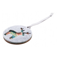 Ozdoba choinkowa - szary