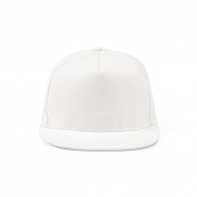 Czapka Cornell z bawelny z recyklingu 180 gsm Biały