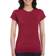 Damski T-shirt Softstyle - antique cherry red