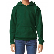 Dziecięca bluza z kapturem Softstyle Midweight - forest green