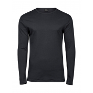 T-shirt męski z długim rękawem Interlock - dark grey