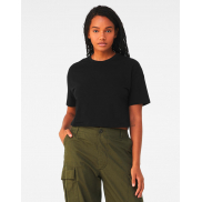 Damska Krótka Koszulka - black