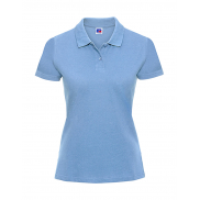 Polo damskie Piqué - sky