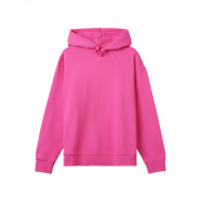 Damska bluza z kapturem Oversized - hyper pink