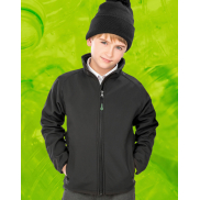 Dziecięcy 2-uwarstwowy Softshell z recyklingu - navy