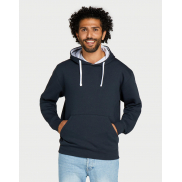 Męska bluza z kapturem Originals Contrast - dark black/grey