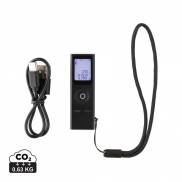 Dalmierz laserowy 30m Gear X, aluminium z recyklingu - czarny