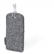 Zawieszka do bagażu z filcu RPET - szary