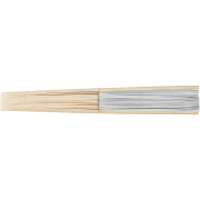 Wachlarz z bambusa - biały