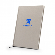 Notatnik ok. A5 B'RIGHT, okładka z bawełny z recyklingu | Tamytrice - szary