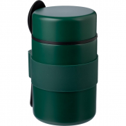 Termiczny pojemnik na żywność 460 ml z łyżeczką - zielony