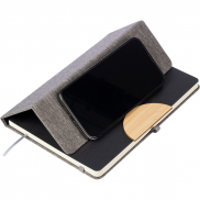 Notatnik ok. A5 RPET - czarny