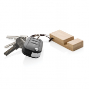 Brelok, stojak na telefon - brązowy