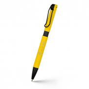 Długopis z drucianym klipem | Amara - żółty