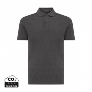 Koszulka polo z bawełny z recyklingu Iqoniq Yosemite - szary - 4XL