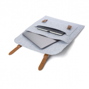 Torba na laptopa 14' z filcu RPET - szary
