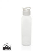 Butelka sportowa 650 ml Oasis, RPET - biały