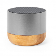 Głośnik bezprzewodowy 3W z aluminium z recyklingu - srebrny