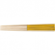 Wachlarz z bambusa - żółty