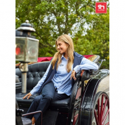 THC TOKYO WOMEN. Damska koszula oxford z długim rękawem - Czarny - M