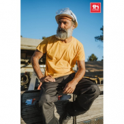 THC WARSAW. Spodnie męskie z bawełny i poliestru - Szary -  - L