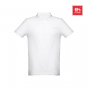 THC DHAKA WH. Męski polo t-shirt - Biały - XL