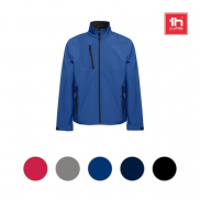 THC EANES. Kurtka softshell (unisex) z poliestru i elastanu - Granatowy - M