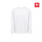 THC COLOMBO WH. Bluza (unisex) z włoskiej frotte bez zapięcia. Kolor biały - Biały - M