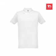 THC BERLIN WH 3XL. Męski polo t-shirt - Biały - 3XL
